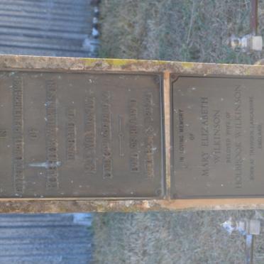 WILKINSON Holbrook -1937 &amp; Mary Elizabeth 1875-1954