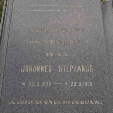 BRUYN Johannes Stephanus, de  1933-1973
