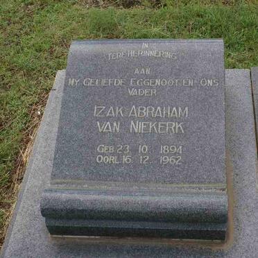 FICK  Izak Abraham  van Niekerk  1894-1962