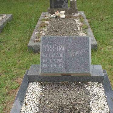 FERREIRA J.C. nee CLAASSEN 1907-1995