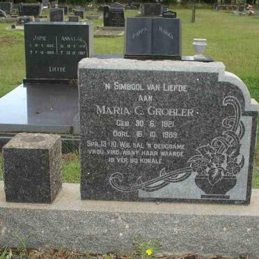 GROBLER Maria C. 1921-1969