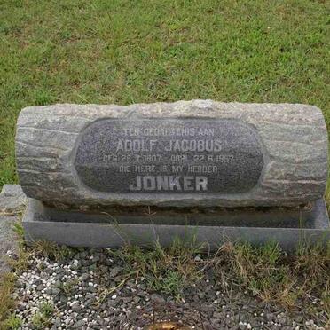 JONKER Adolf Jacobus 1907-1957