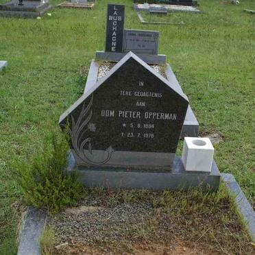 OPPERMAN Pieter 1884-1978