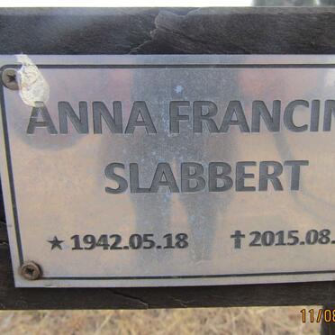 SLABBERT Anna Francina 1942-2015