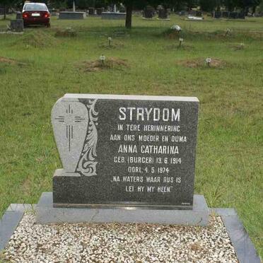 STRYDOM Anna Catharina nee BURGER 1914-1974