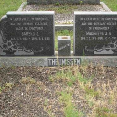 THEUNISSEN Barend J. 1893-1969 &amp; Magrietha J.A. 1915-1990