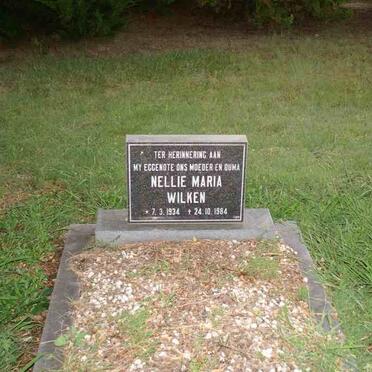 WILKEN Nellie Maria 1934-1984