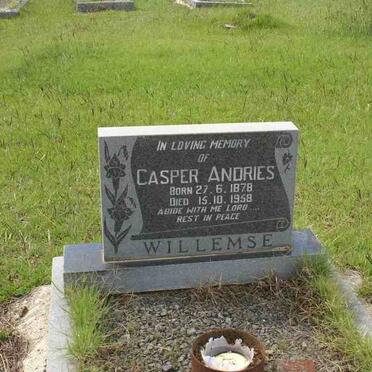 WILLEMSE Casper Andries 1878-1958