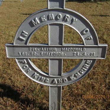 MACDONALD Arthur -1901