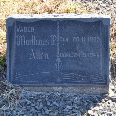 ALLEN Marthinus P. 1889-1946