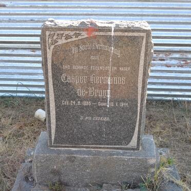 BRUYN Casper Hermanus, de 18?5-1944