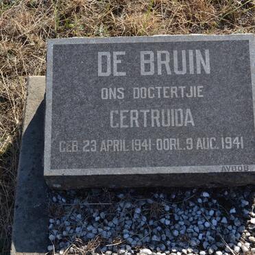 BRUIN Gertruida, de 1941-1941