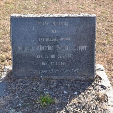 COOPER Johanna Chatrina Sophia nee DU TOIT 1887-1944