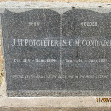 CONRADIE S.C.M. 1841-1927 :: POTGIETER J.H. 1914-1924