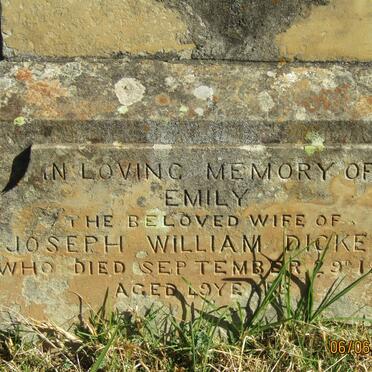 DICKENS Emily  -1895