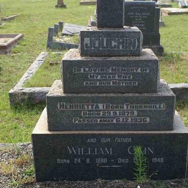 JOUGHIN William Cain 1868-1948 &amp; Henrietta THORNHILL 1879-1936