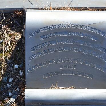 KNOBEL Johan Ludwig 1938-1938