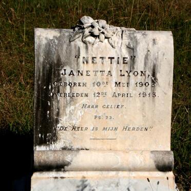 LYON Janetta 1903-1913