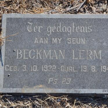 LERM Beckman 1932-1944