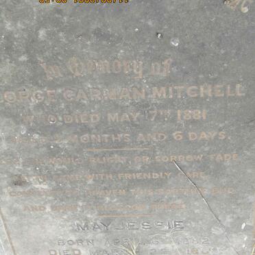MITCHELL ?orge Carman -1881 :: MITCHELL May Jessie 1882-1888