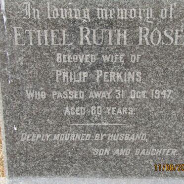 PERKINS Ethel Ruth Rose  -1947