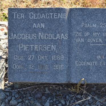 PIETERSEN Jacobus Nicolaas 1869-1936