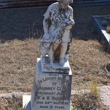 RUDMAN Aubrey Clive -1926