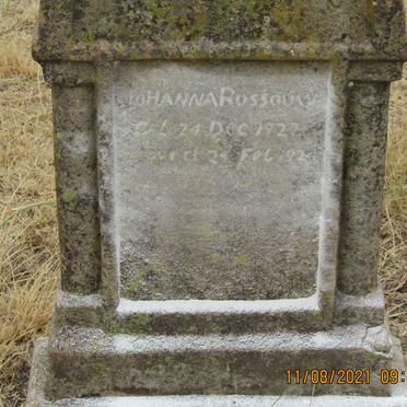 ROSSOUW Johanna 1922-1924