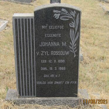 ROSSOUW Johanna M., v. Zyl 1898-1968