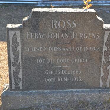 ROSS Johan Jurgens1863-1943