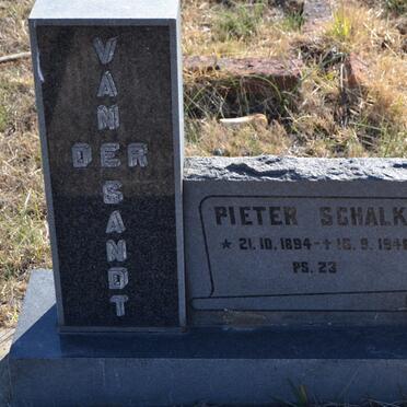 SANDT Pieter Schalk, van der 1894-1946
