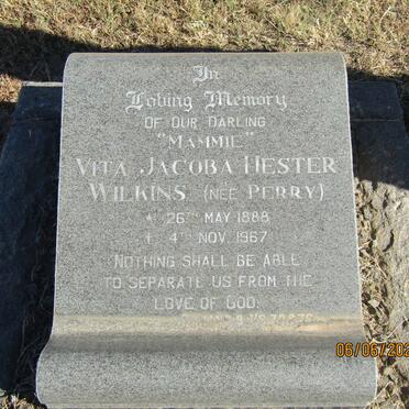 WILKINS Vita Jacoba Hester nee PERRY 1888-1967