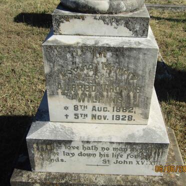 WILKINS Alfred Thomas 1882-1928