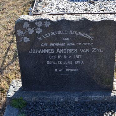 ZYL Johannes Andries, van 1917-1940