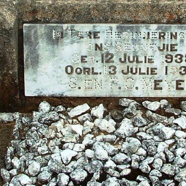 MEYER Seuntjie 1938-1938