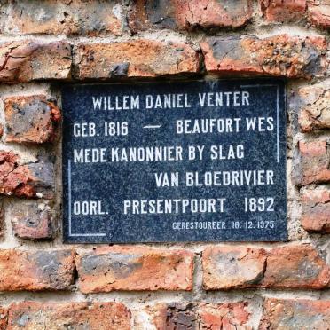 VENTER Willem Daniel 1816-1892