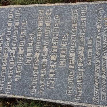 Free State, FRANKFORT district, Villiers, Putfontein 487, farm cemetery