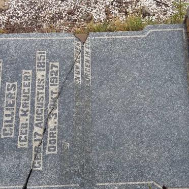 CILLIERS Sarel Arnoldus 1851-1927 &amp; Anna Catharina KRUGER 1851-1927