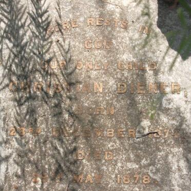 DIENER Christian 1874-1878