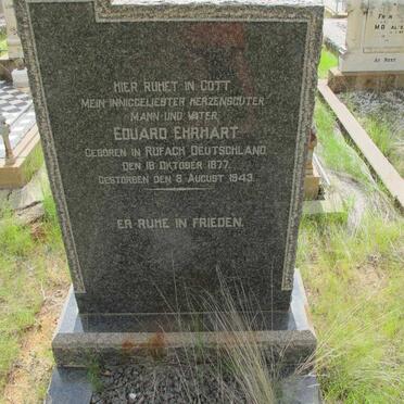 EHRHART Eduard 1877-1943