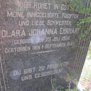 EHRHART Clara Johanna 1904-1945