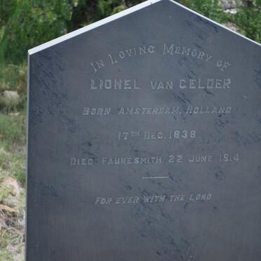 GELDER Lionel, van 1838-1914