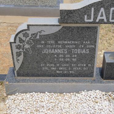 JACOBS Johannes Tobias 1928-1982 &amp; Helena Petronella 1932-1982