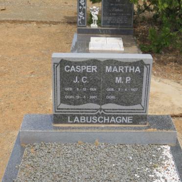 LABUSCHAGNE Casper J.C. 1924-2001 &amp; Martha M.P. 1927-