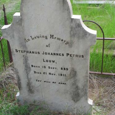 LOUW Stephanus Johannes Petrus 1885-1911