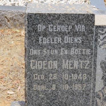 MENTZ Gideon 1948-1957