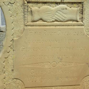MEYER Lukas Johannes 1826-1910 &amp; Engela Hugonda VAN NIEKERK 1836-1922