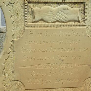 MEYER Lukas Johannes 1826-1910 &amp; Engela Hugonda VAN NIEKERK 1836-1922