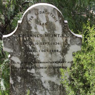 MEINTJES Johannes 1834-1888