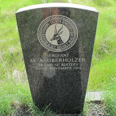 OBERHOLZER M.A. -1914